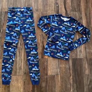 Hanna Andersson Polar Express pajama set